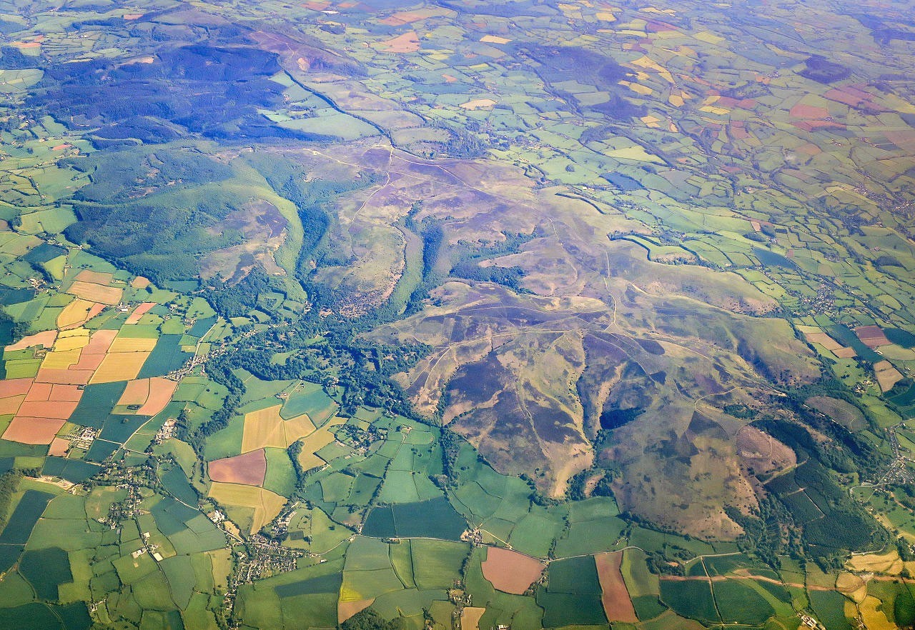 The Quantock Hills from Above